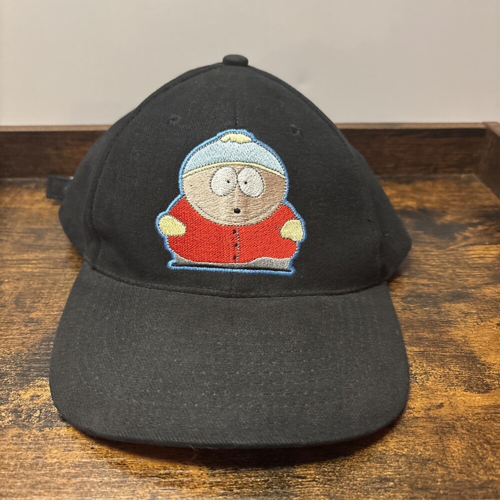 Vintage Cartman South Park 1998 Somebodys Baking Brownies Snapback Hat Cap Black